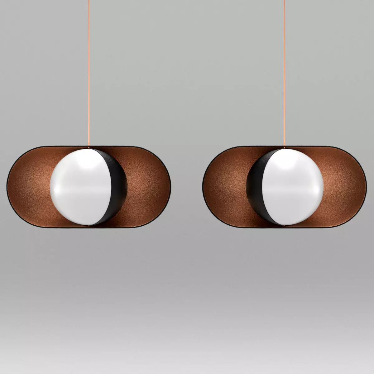 Moonlight Pendant Lamp Horizontal 3D model_0