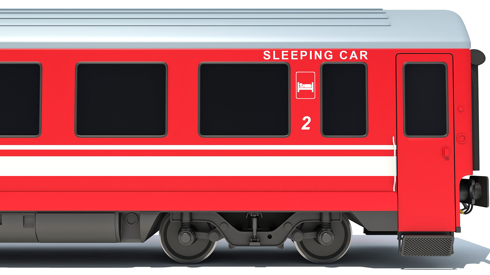 Sleeping Car 3D model_10
