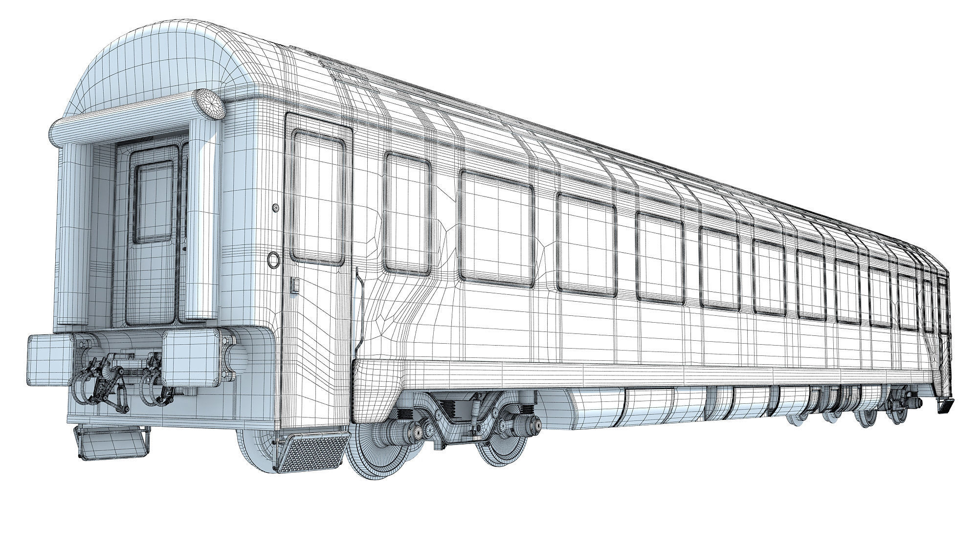 Sleeping Car 3D model_14