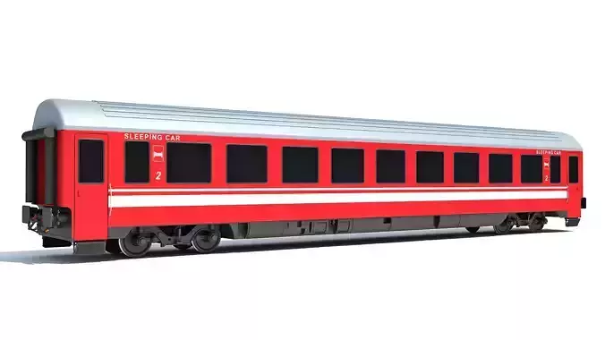 Sleeping Car 3D model