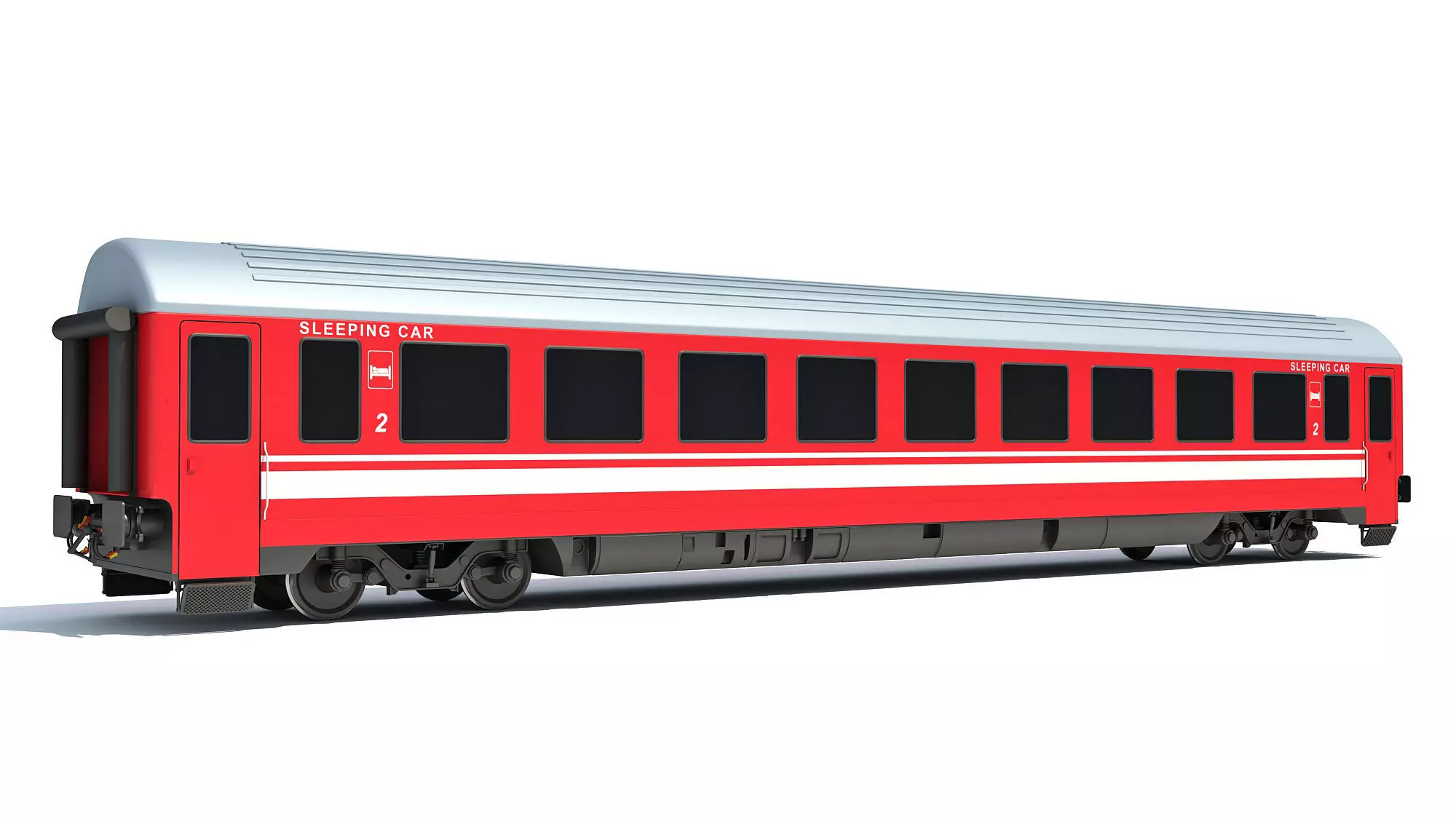 Sleeping Car 3D model_0