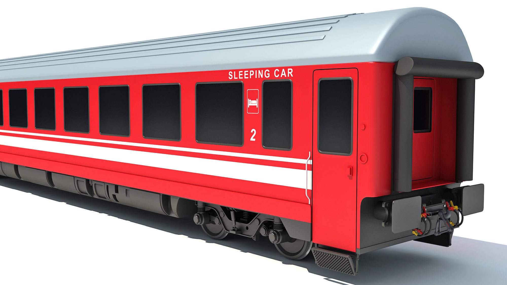 Sleeping Car 3D model_9