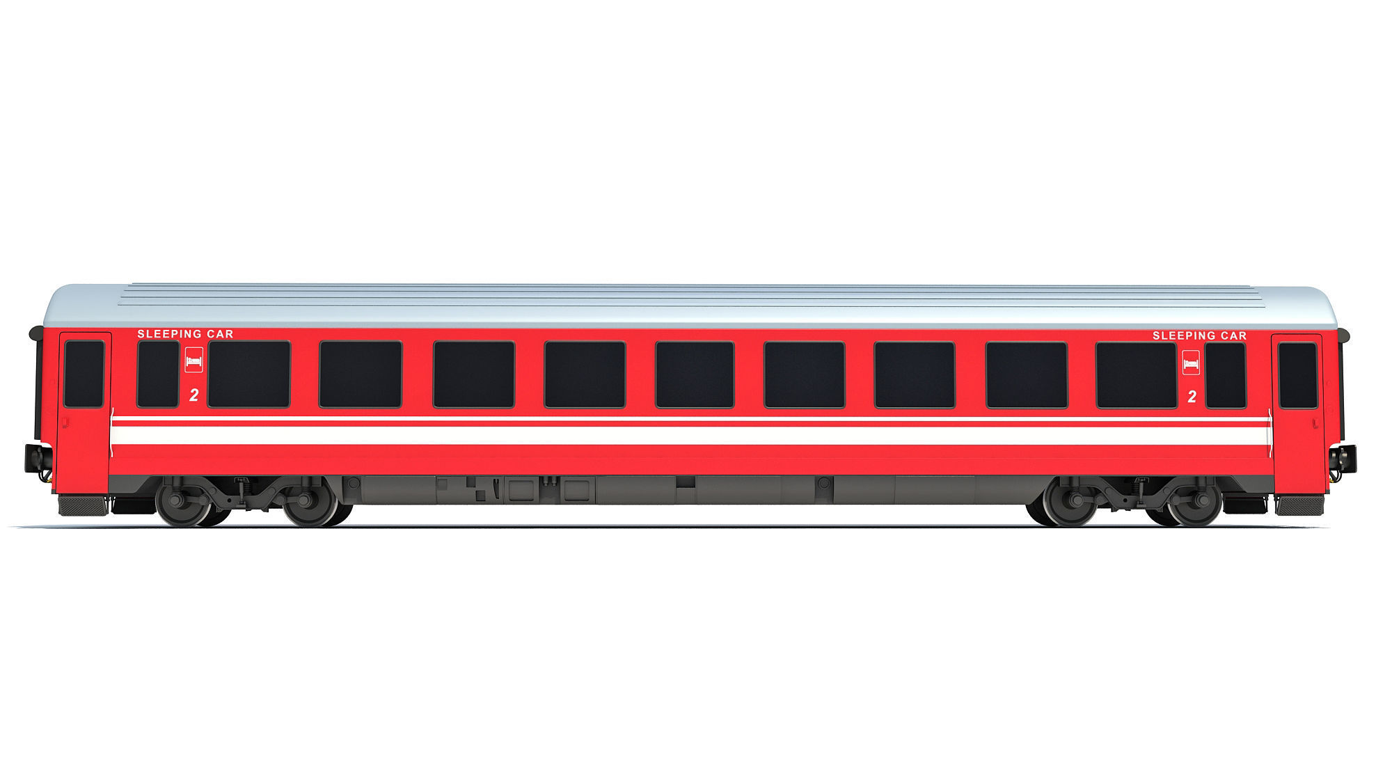 Sleeping Car 3D model_1