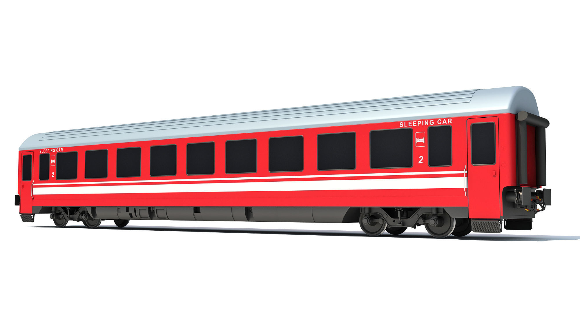 Sleeping Car 3D model_2