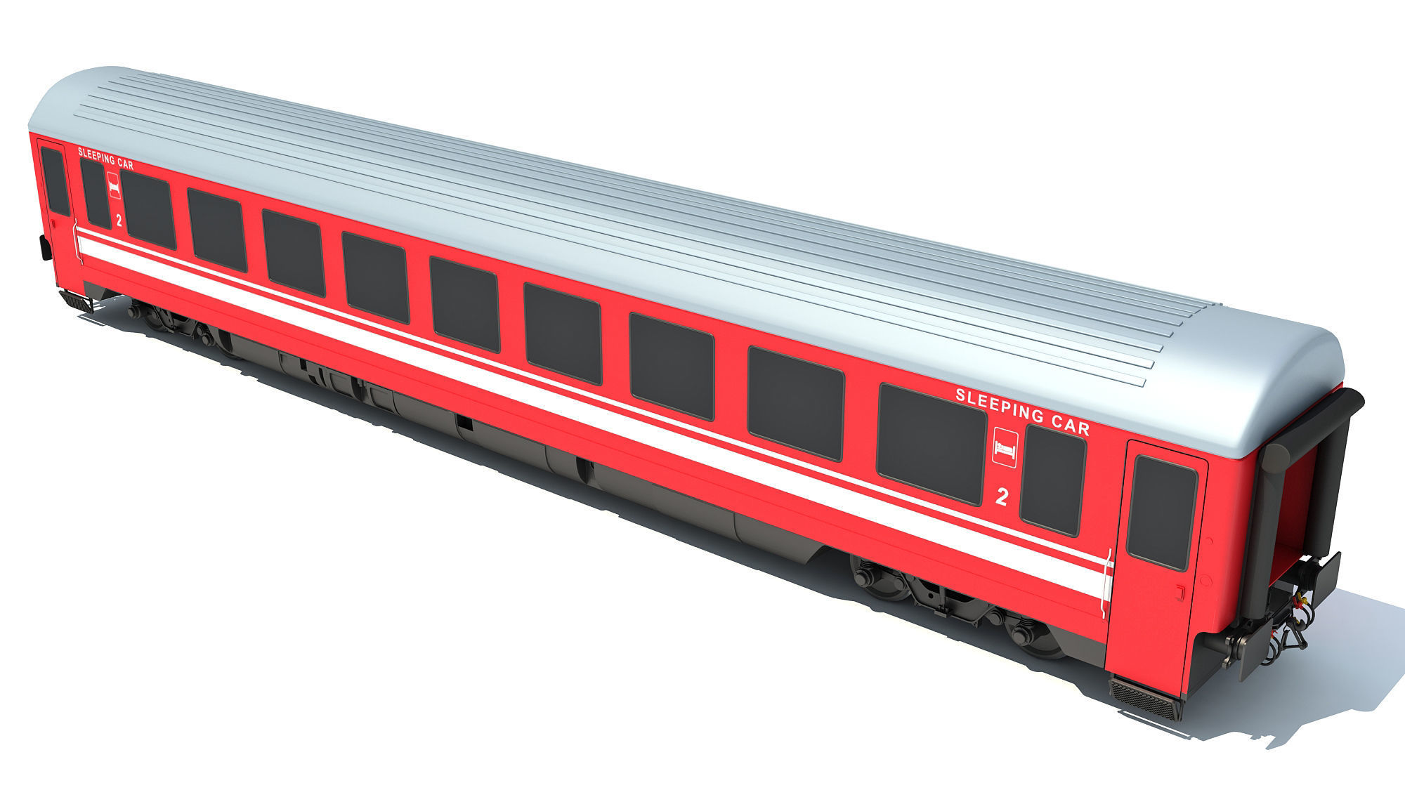 Sleeping Car 3D model_3