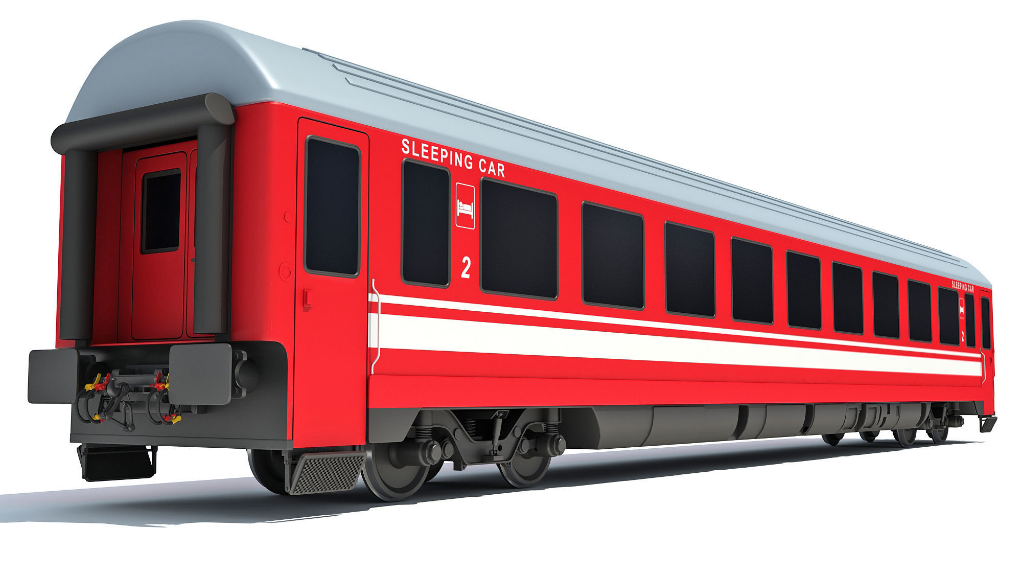 Sleeping Car 3D model_5