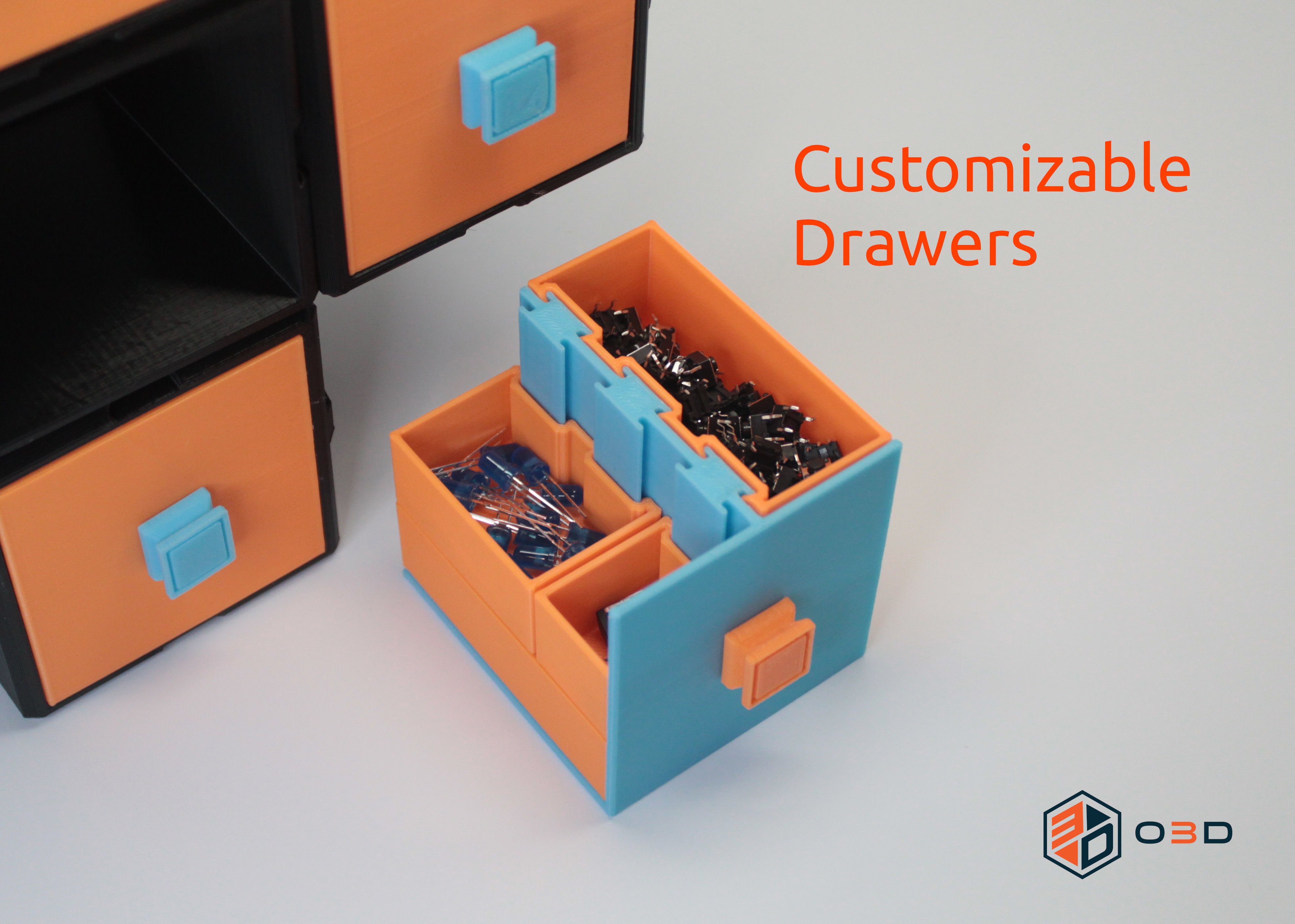 Modular Drawers Evo 3D print model_1