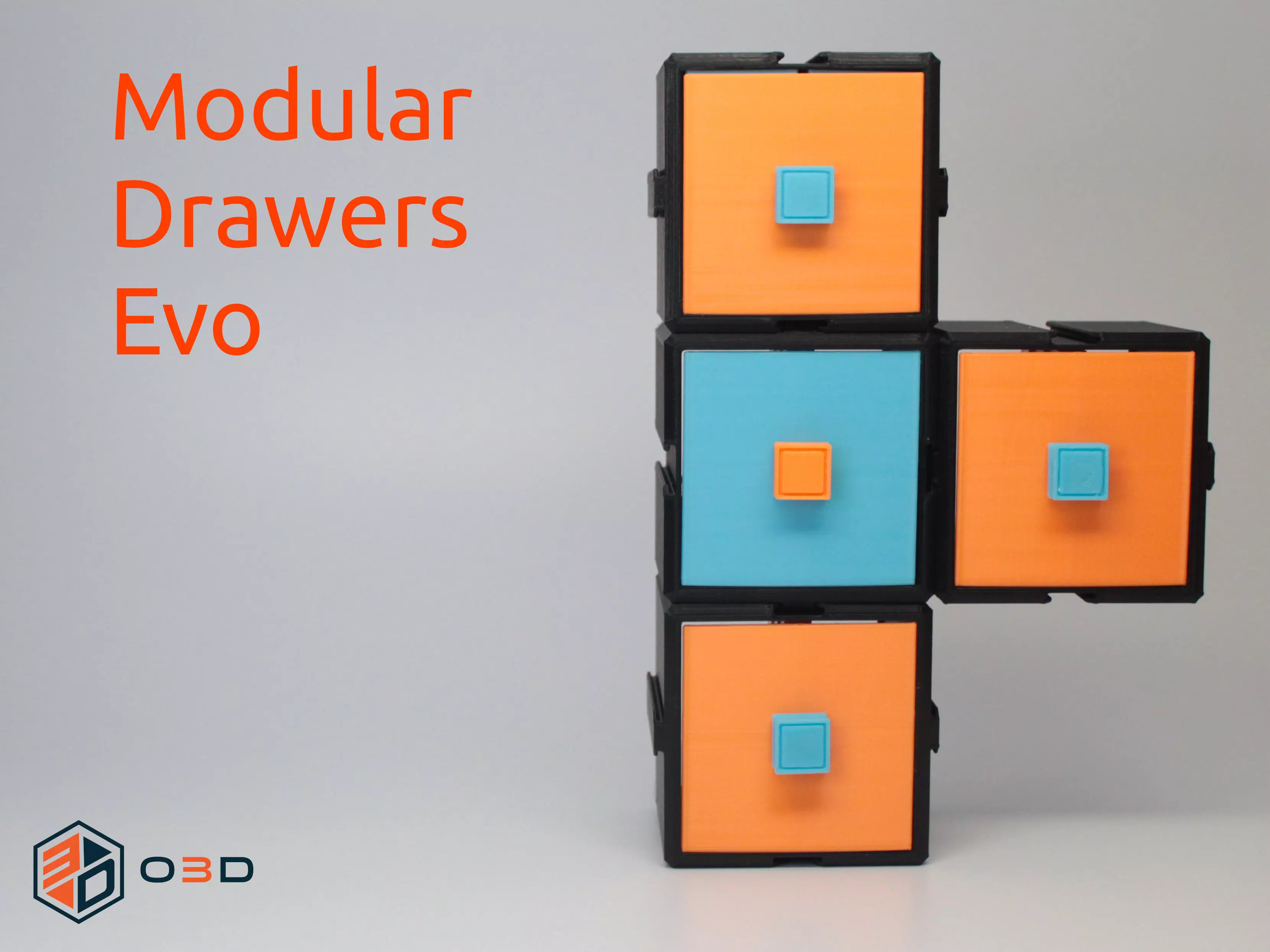 Modular Drawers Evo 3D print model_0