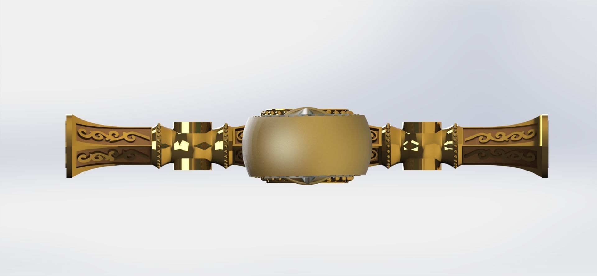 Masonic Ceremonial Sword - Ready 3D Printing - 3D print model_22