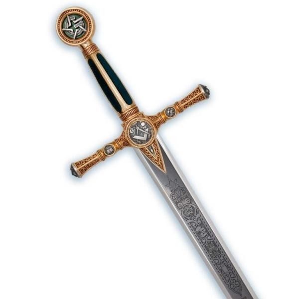 Masonic Ceremonial Sword - Ready 3D Printing - 3D print model_30