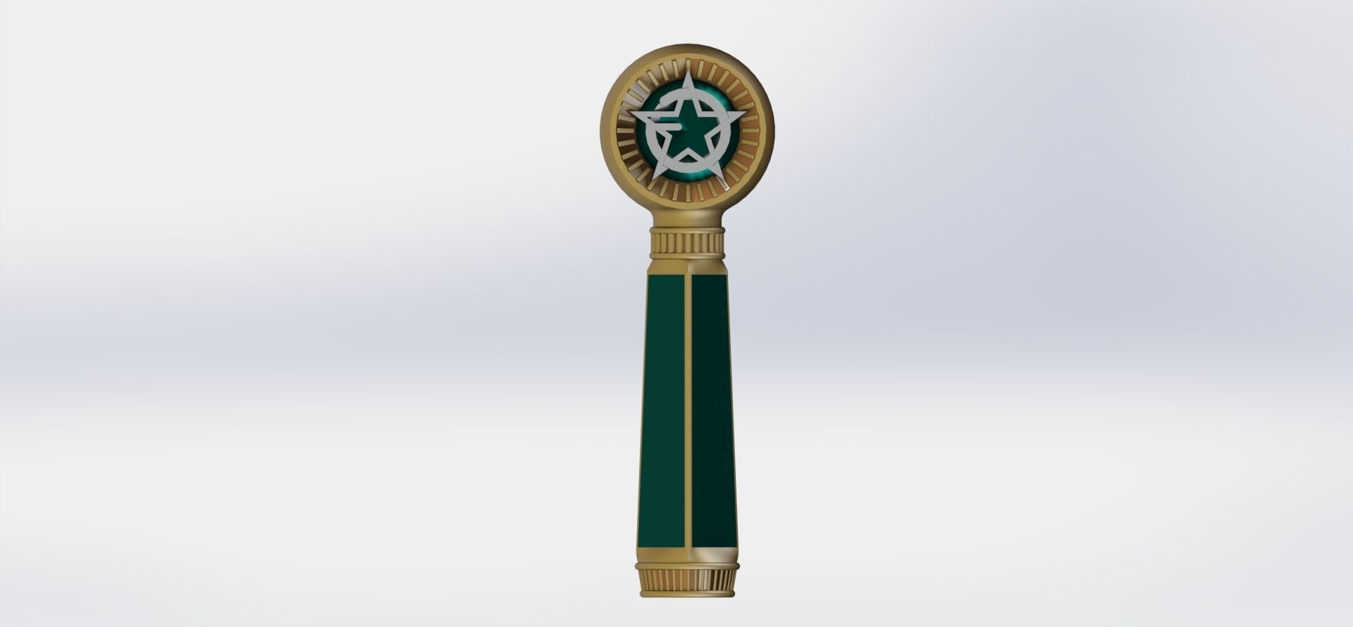 Masonic Ceremonial Sword - Ready 3D Printing - 3D print model_13