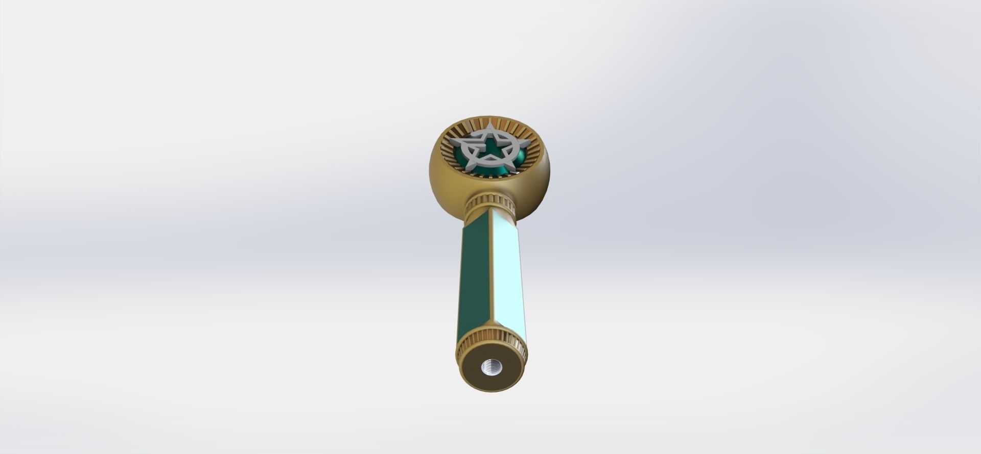 Masonic Ceremonial Sword - Ready 3D Printing - 3D print model_17