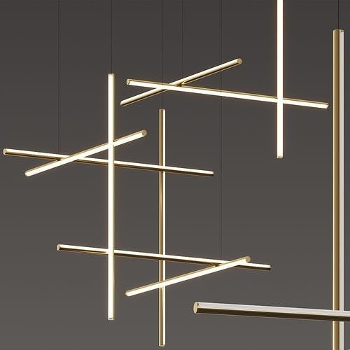 Flos Coordinates S1 and S3 Pendant Lamps 3D model