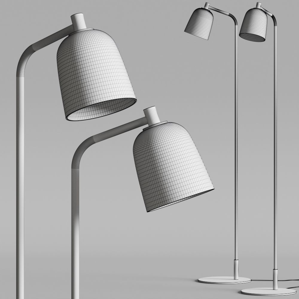 Millelumen Clavio Floor Lamp 3D model_2