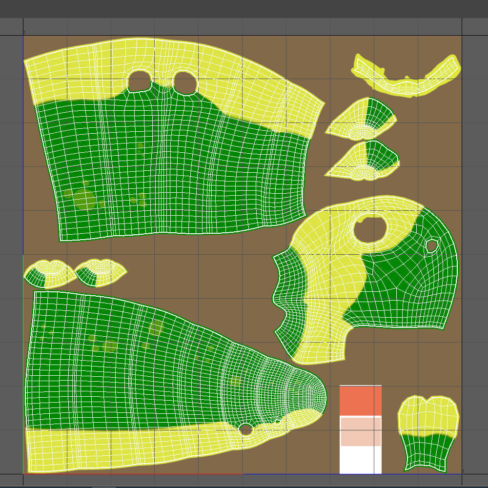 Caterpillar Cartoon 3D model_17
