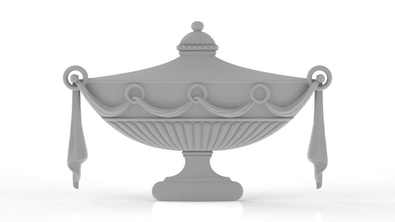 Bowl vase 3D print model_3