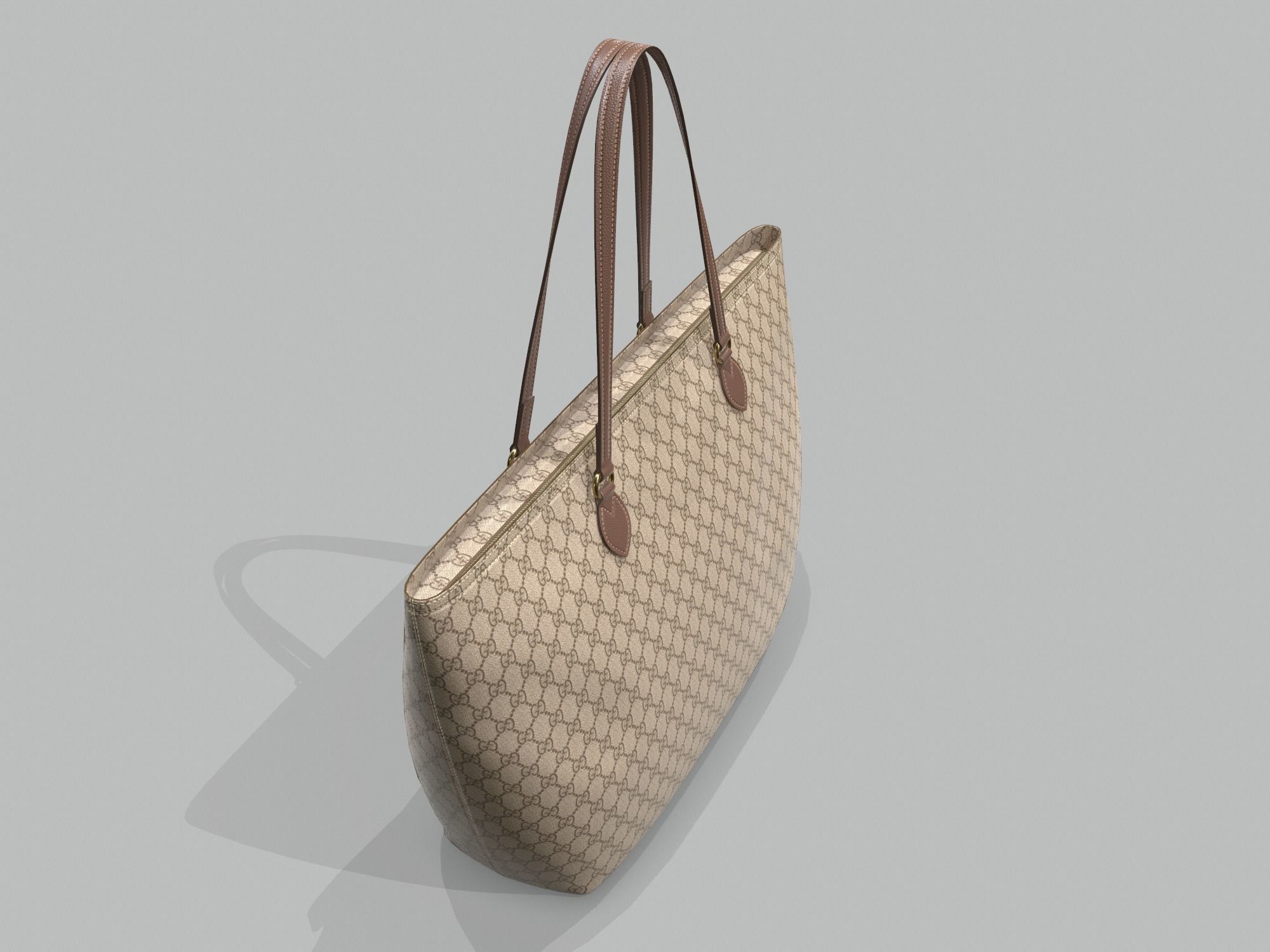 Gucci Women Ophidia GG Medium Tote Bag Low-poly 3D model_5