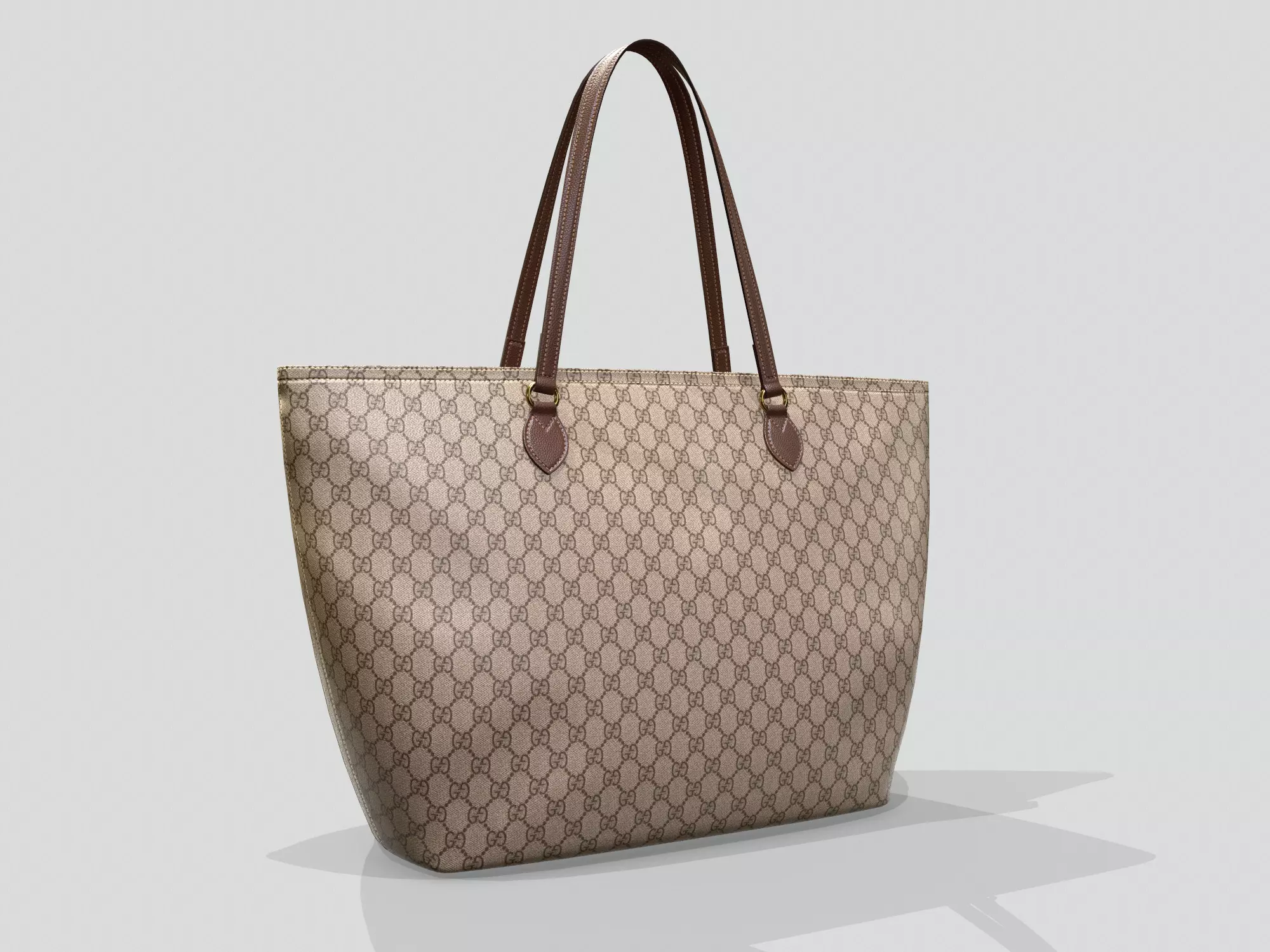 Gucci Women Ophidia GG Medium Tote Bag Low-poly 3D model_0