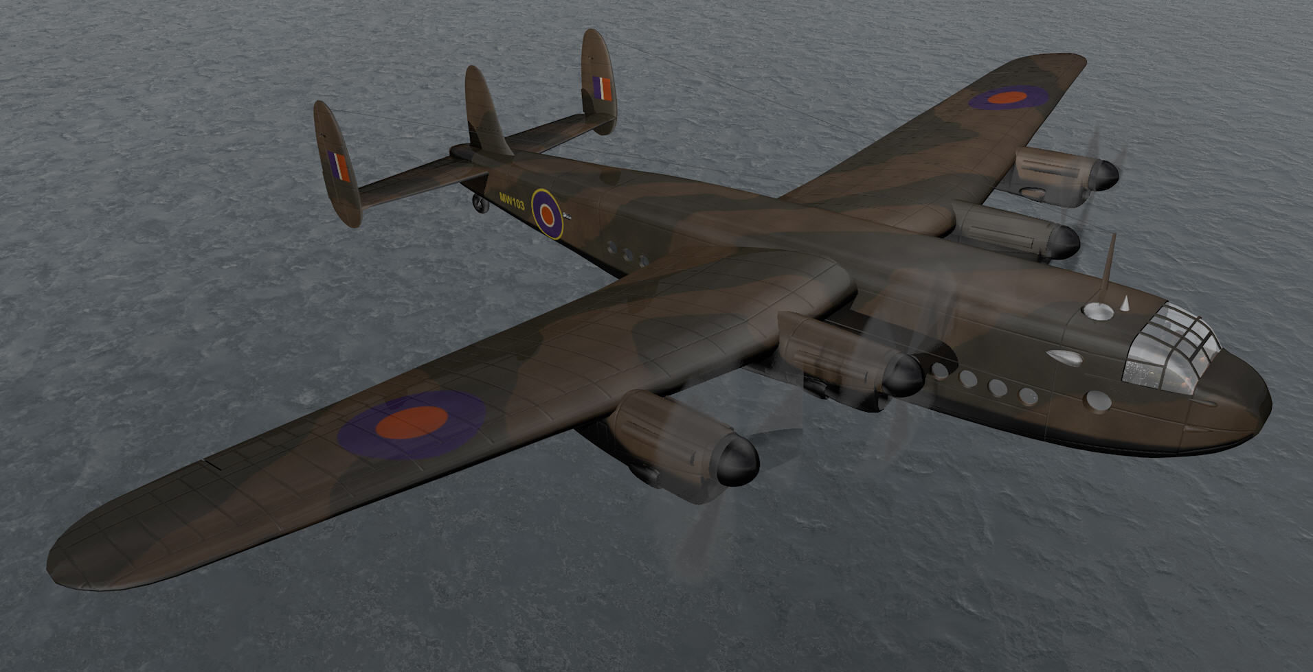 Avro York Mk-1 3D model_11