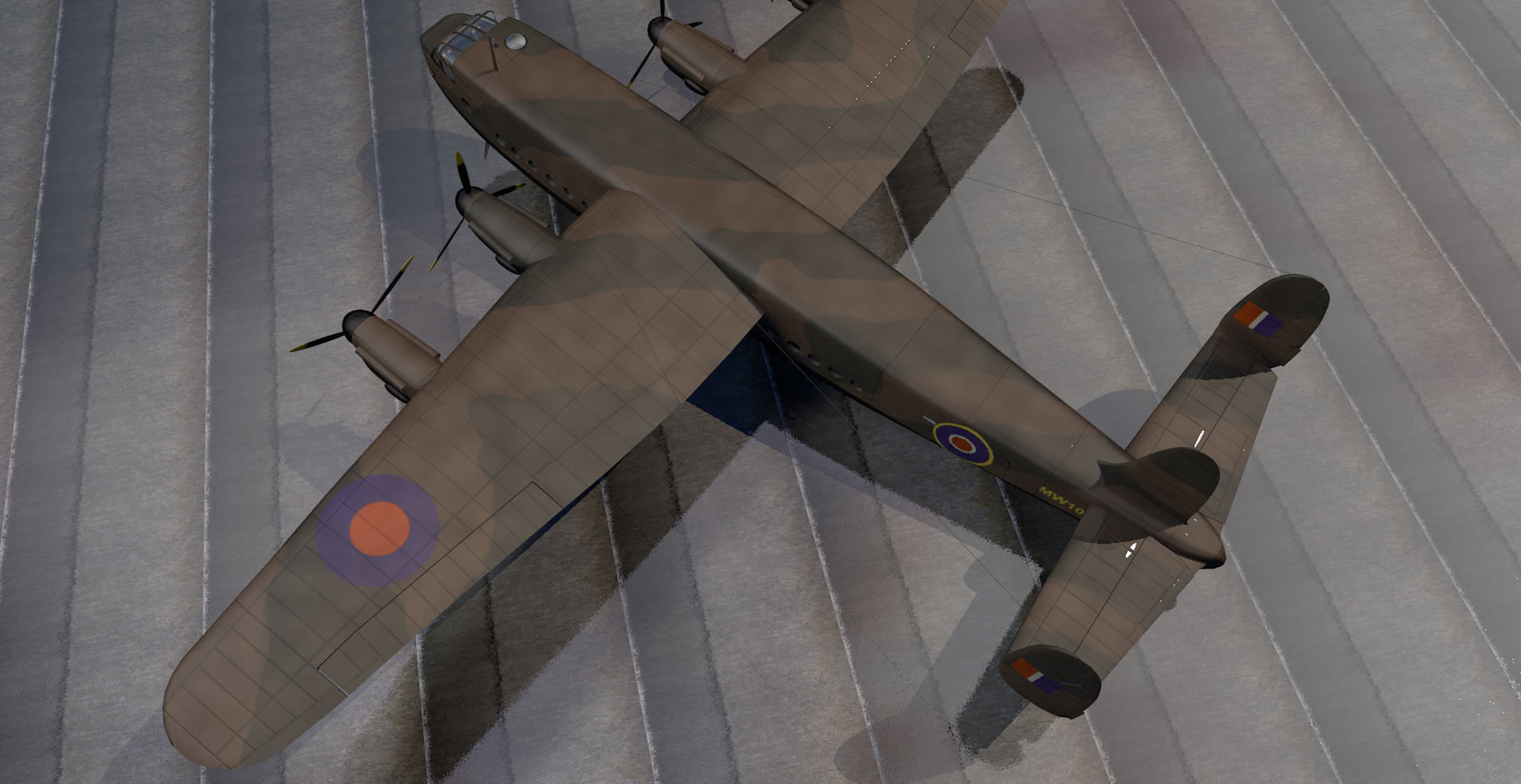 Avro York Mk-1 3D model_9