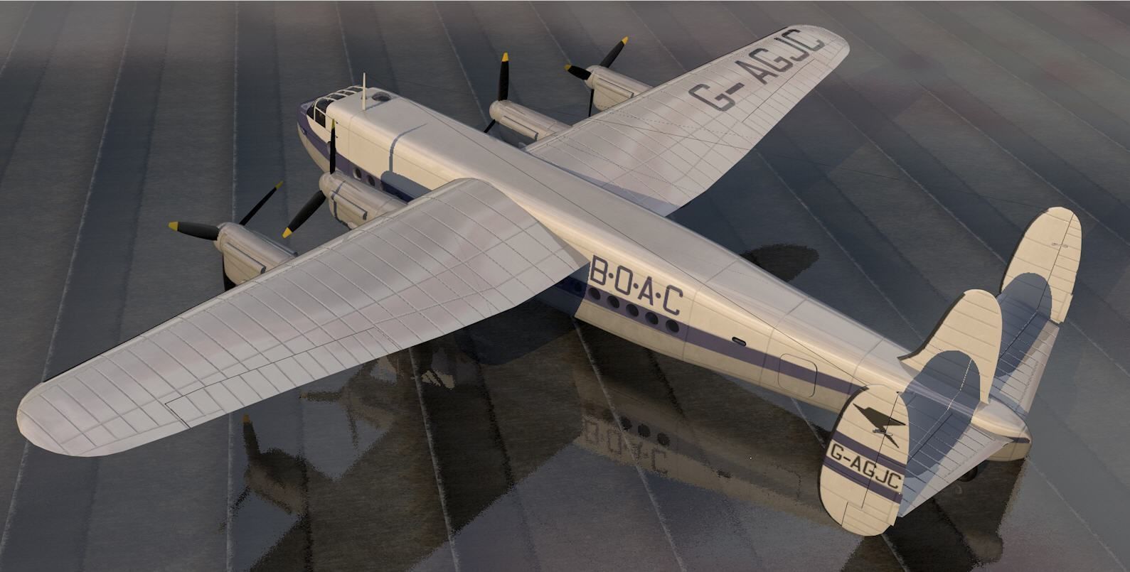 Avro York Mk-1 3D model_3