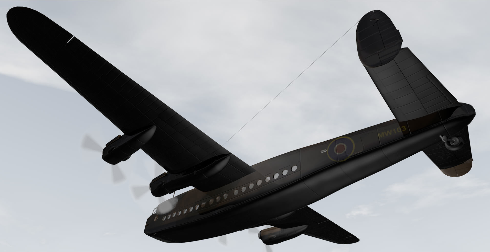 Avro York Mk-1 3D model_13