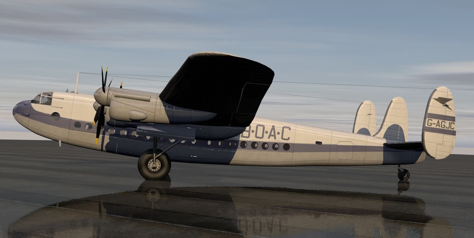 Avro York Mk-1 3D model_5