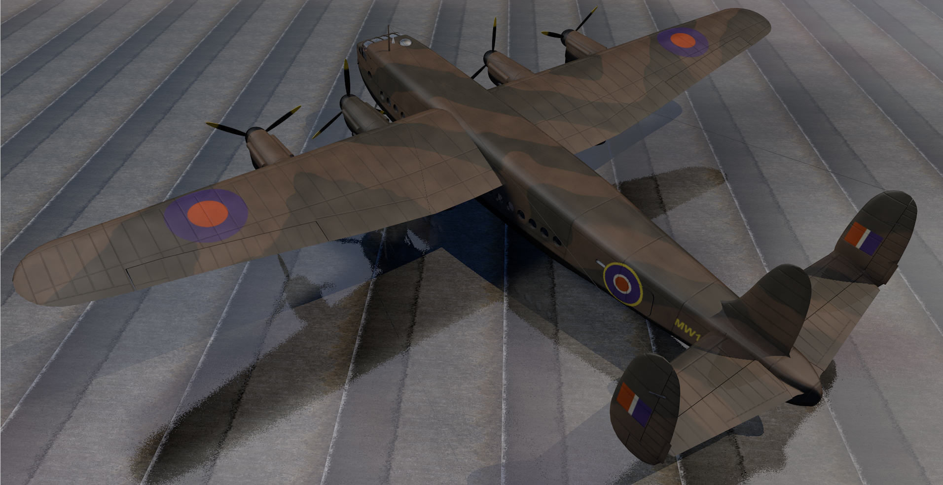 Avro York Mk-1 3D model_2