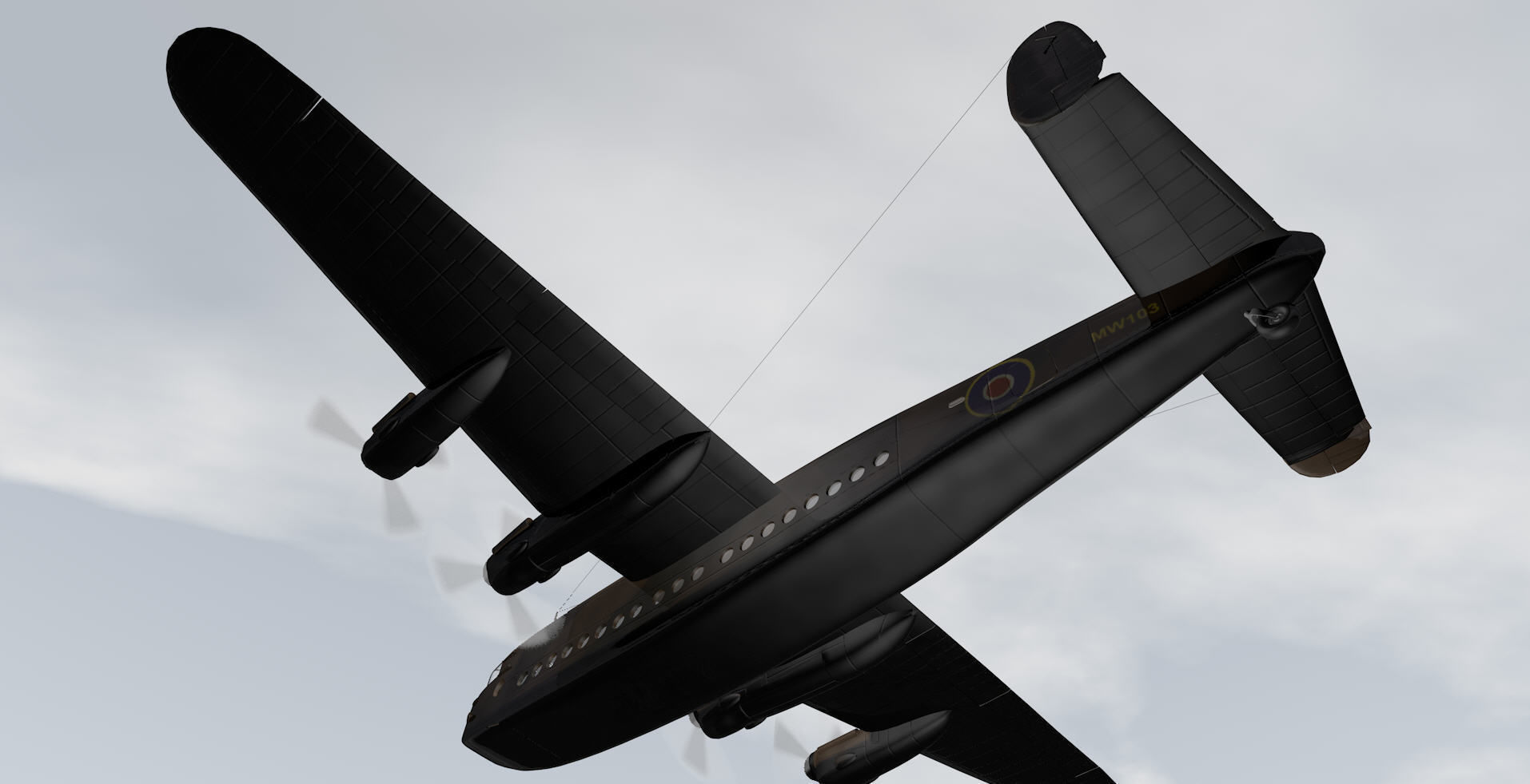 Avro York Mk-1 3D model_14