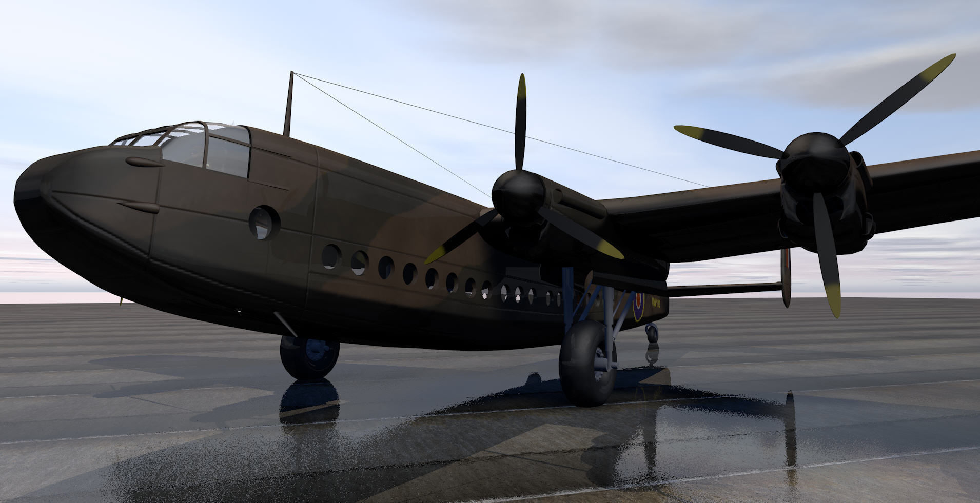 Avro York Mk-1 3D model_6