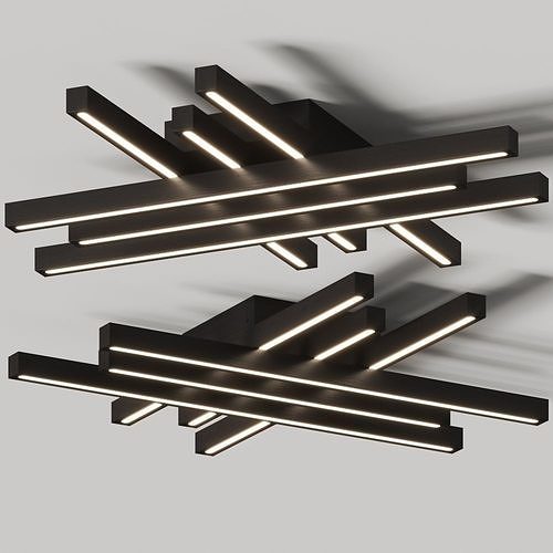 Next Level Design Studio Equie Ceiling Lamp 3D model