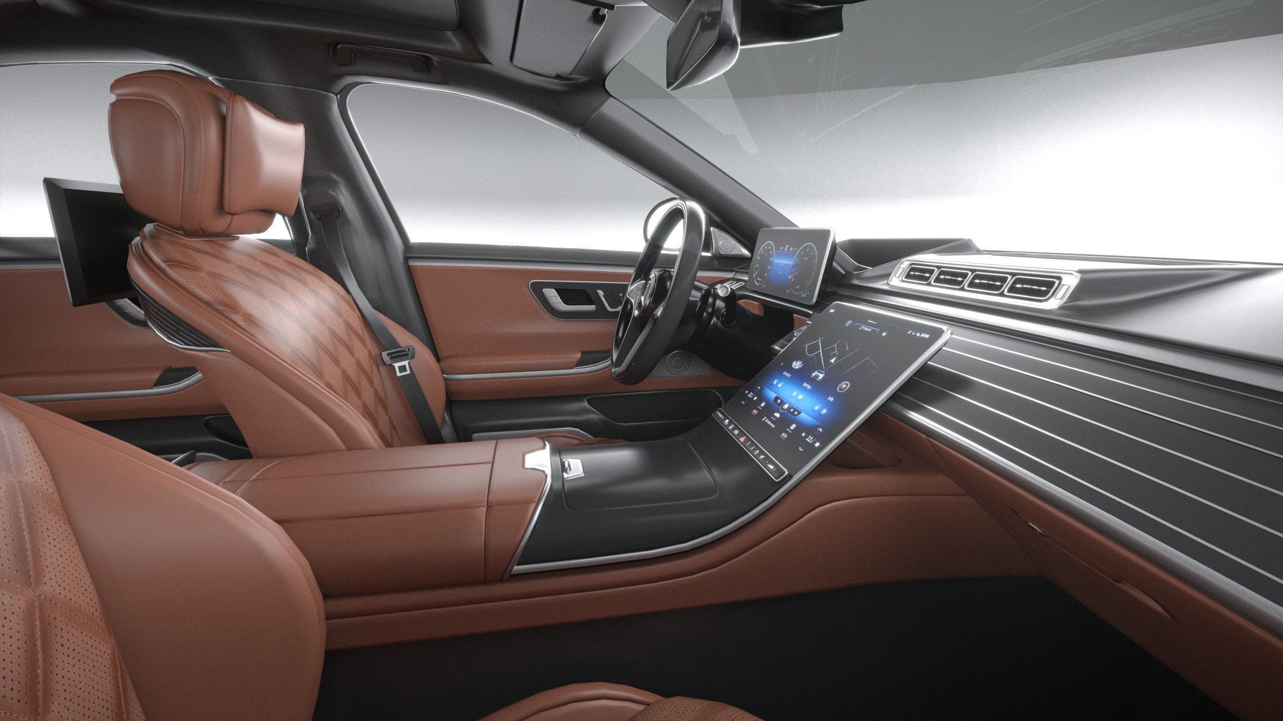 Mercedes-Benz S-Class AMG 2021 3D model_21