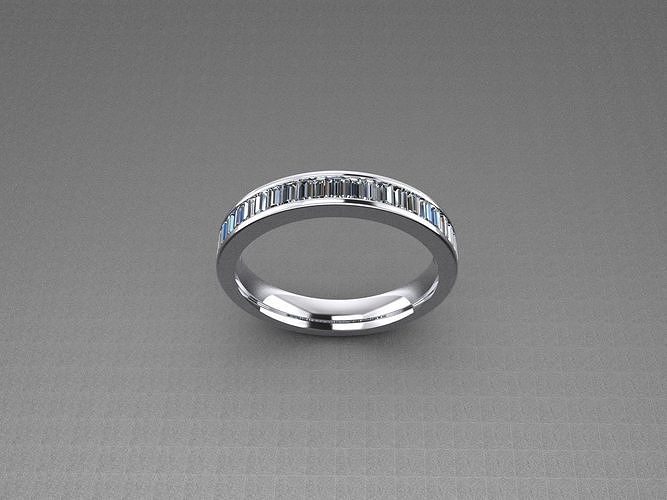 012 - Ladies Ring 3D print model