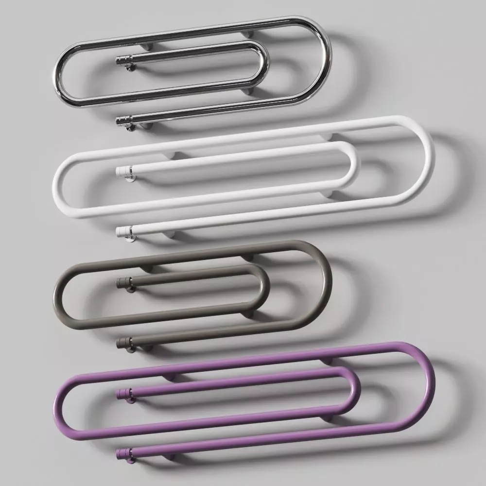 Scirocco H Graffe Towel Rail 3D model_0