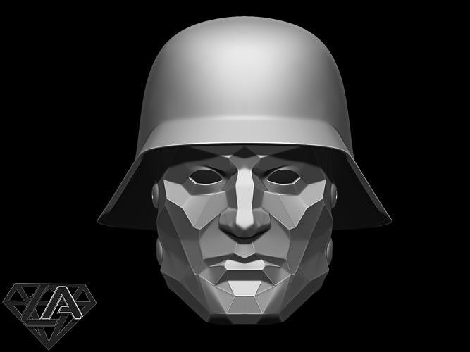 Wolfenstein supersoldaten60 helmet 3D print model