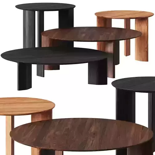 Wentz Design Mesa Lateral Folha Side and Coffee Tables