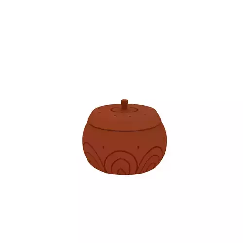 Clay pot 3D model