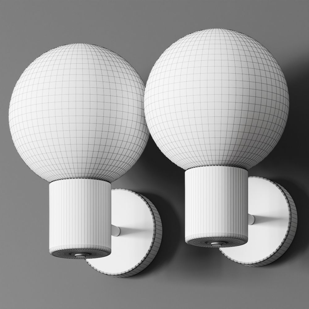 Maxim Lightning Vesper Wall Lamp 3D model_1