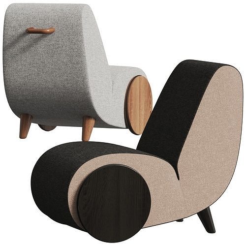 Bord Rapide Armchair 3D model
