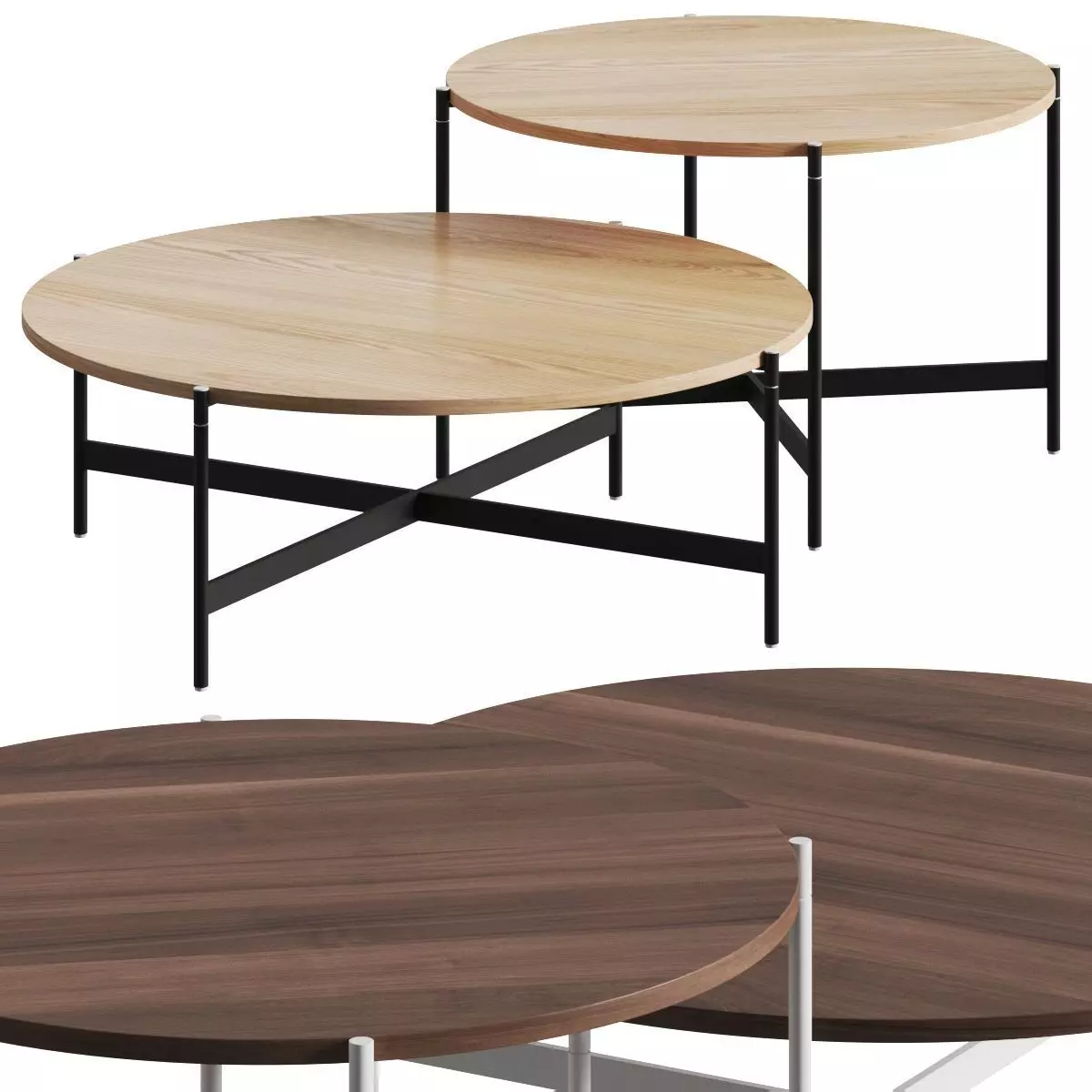 Paola Lenti Heron Coffee Tables 3D model_0