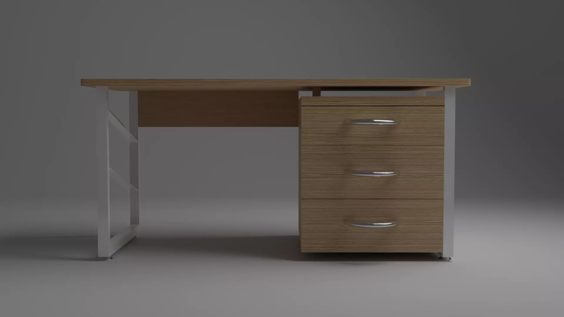 Modern desk Free 3D model
