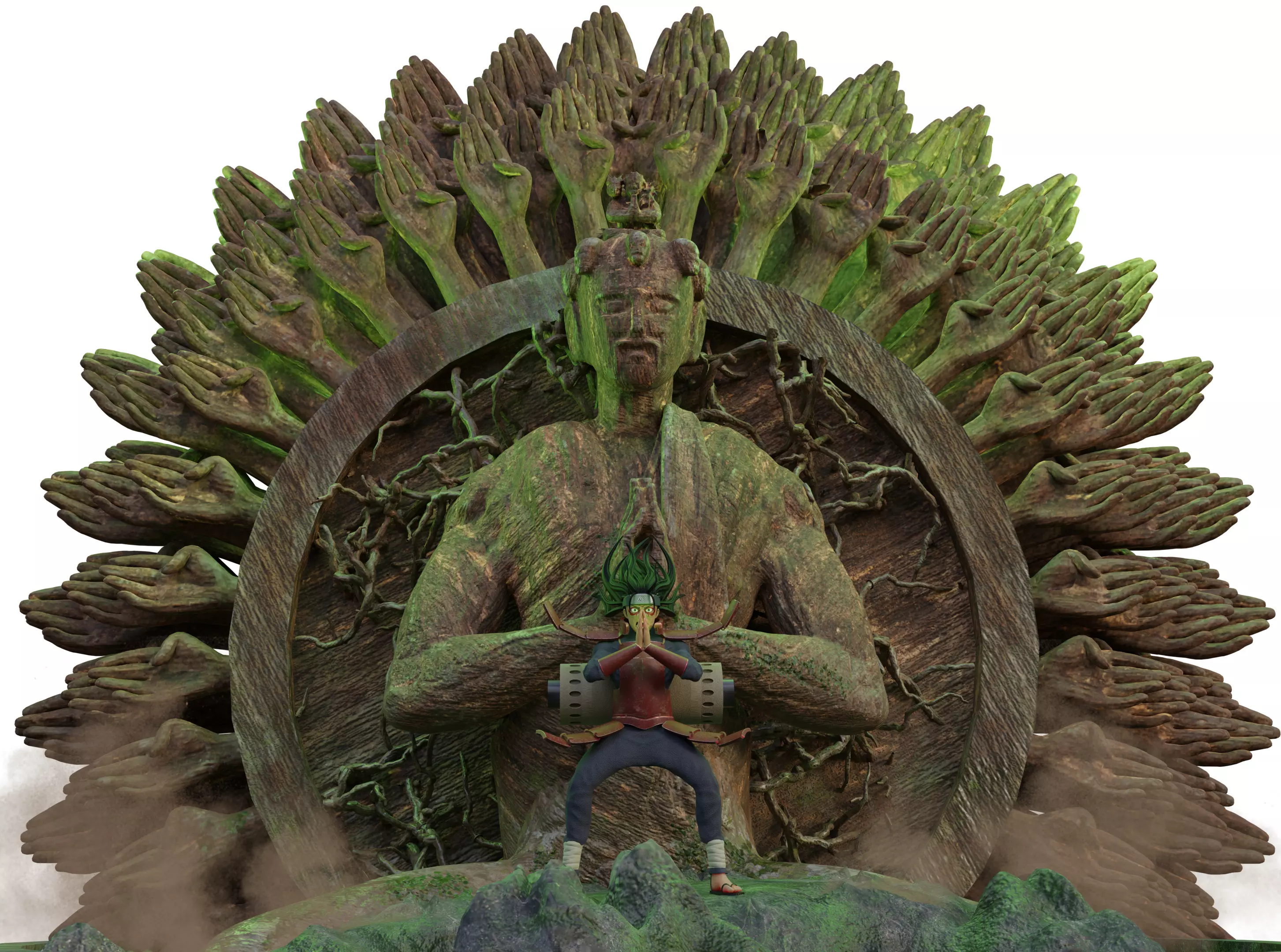 Hashirama Senju 3D print model_0