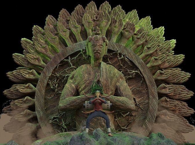 Hashirama Senju 3D print model