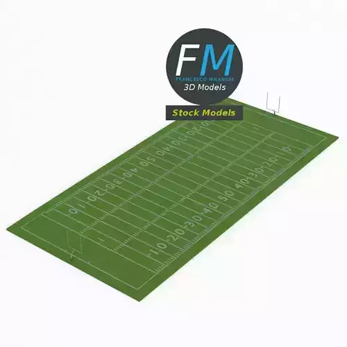American football field