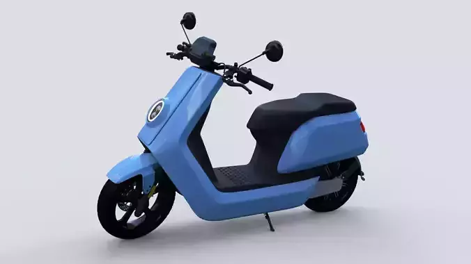 Street moped scooter NIU NQI 3D Model 