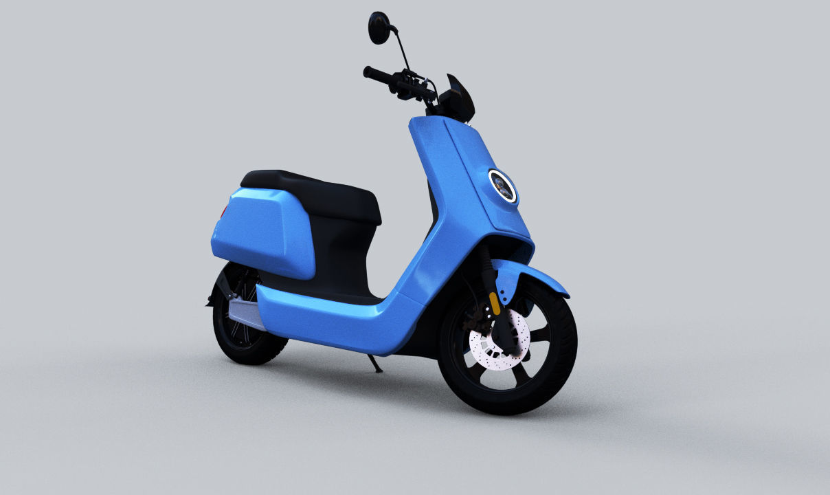 Street moped scooter NIU NQI 3D Model  3D model_3