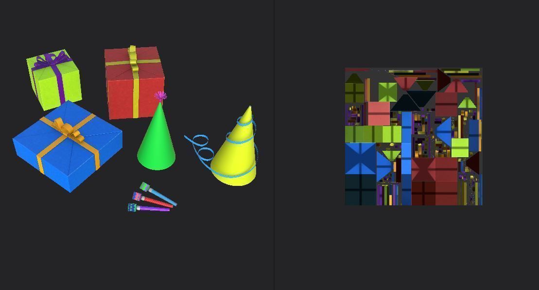 Happy Birthday pack 3D model_9