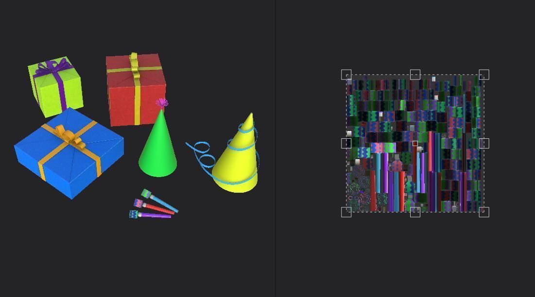 Happy Birthday pack 3D model_10