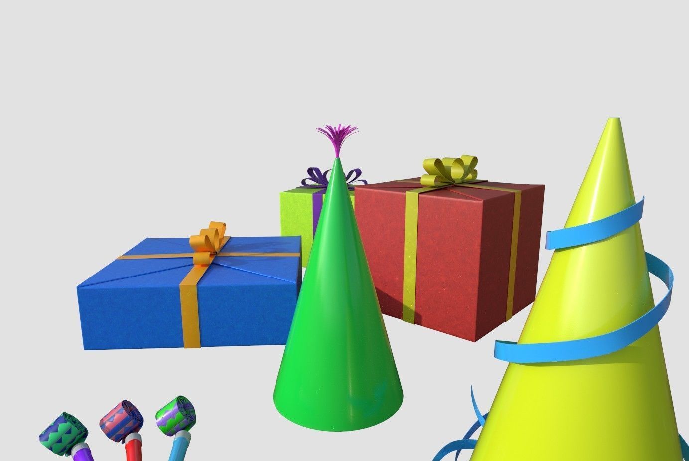Happy Birthday pack 3D model_19
