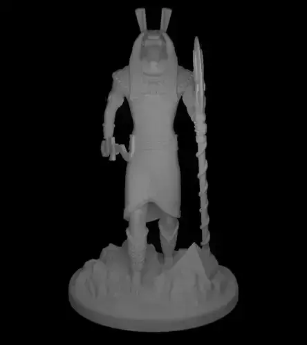 Egyptian God Seth Printable Miniature 3D print model